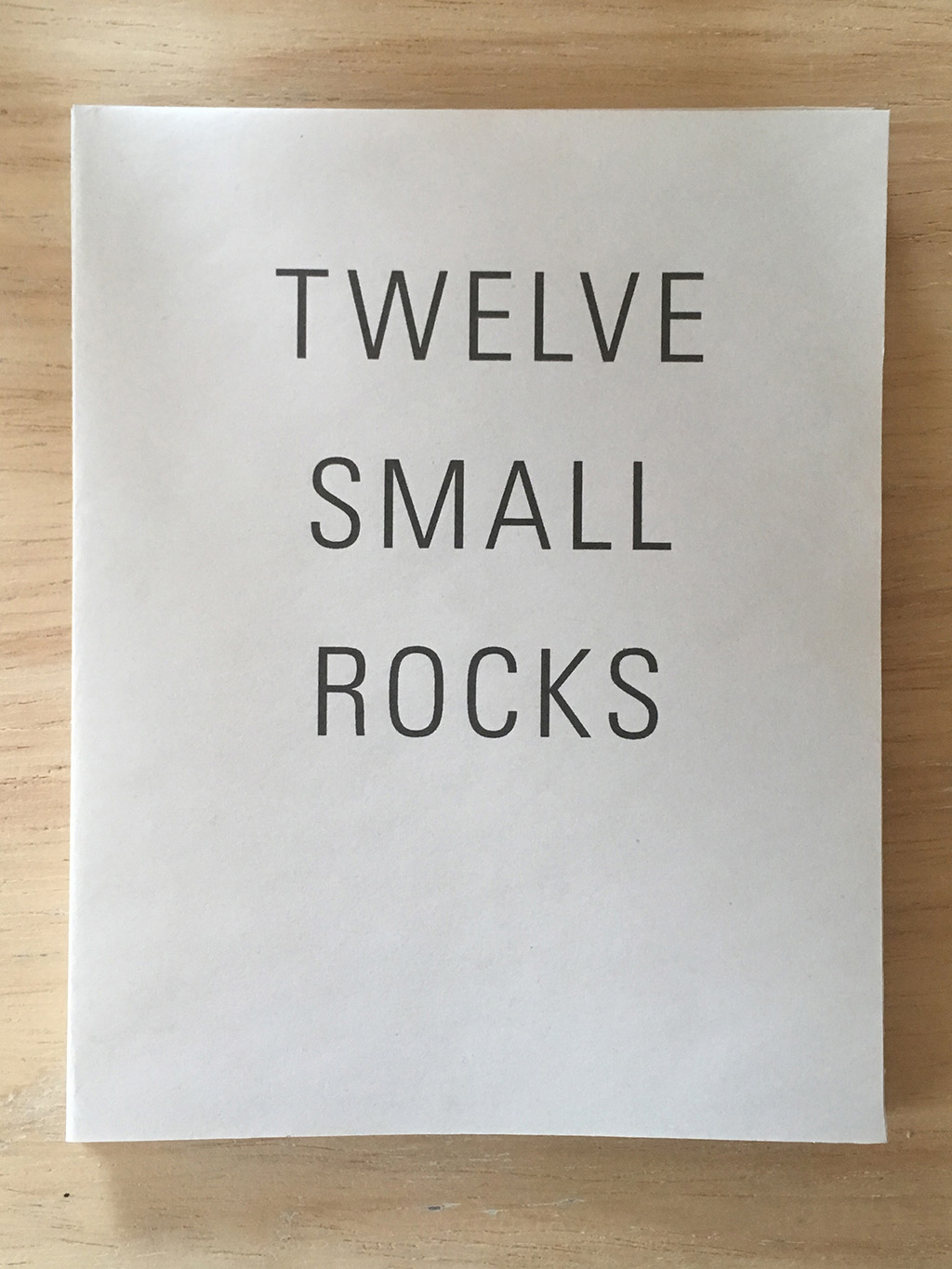 Twelve Small Rocks